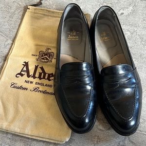 Alden 681 Penny Loafer Black Calf Skin 11.5 D